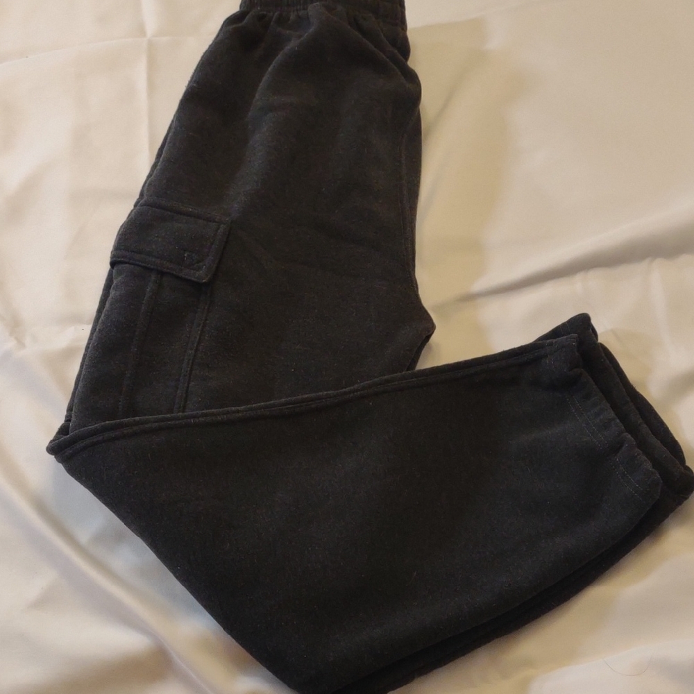 Men's Pro X Sport Charcoal Cargo Joggers / Sweatpants - Size L